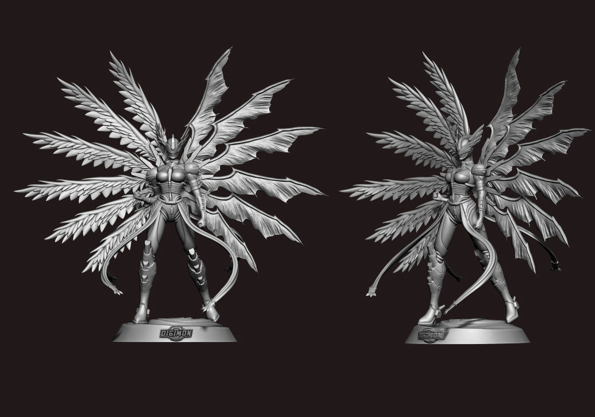 Digimon Mastemon STL 3D print model_2