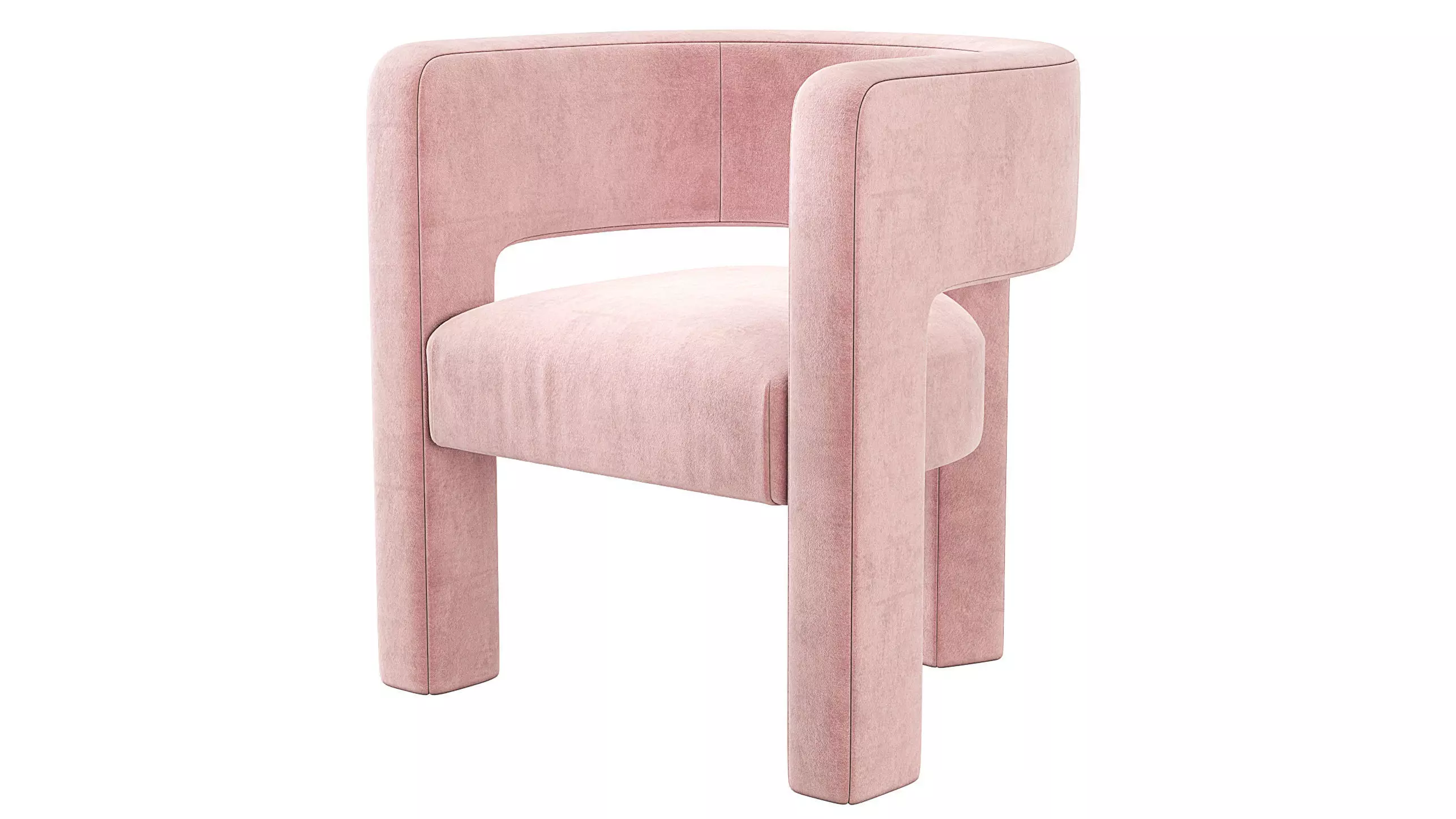 Sculpt Chair Crate and Barrel 3D model_0