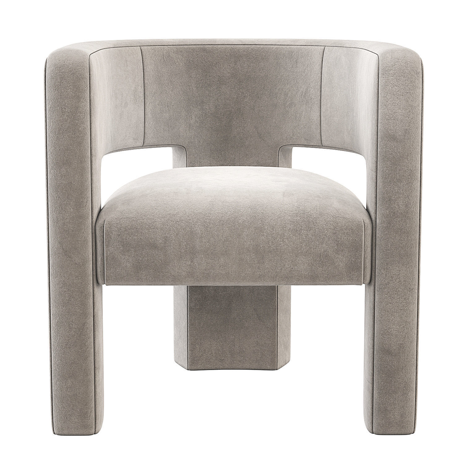 Sculpt Chair Crate and Barrel 3D model_2