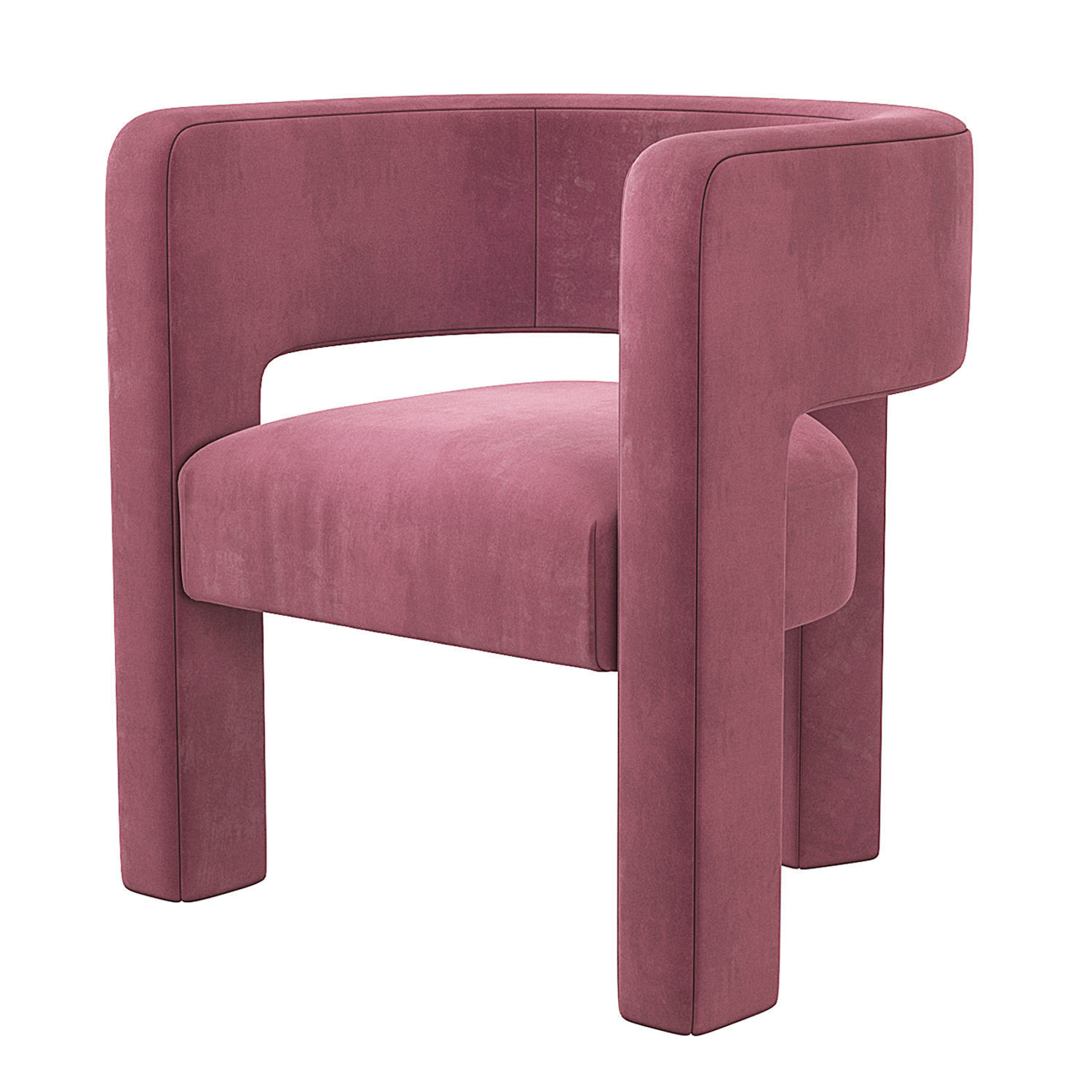 Sculpt Chair Crate and Barrel 3D model_7