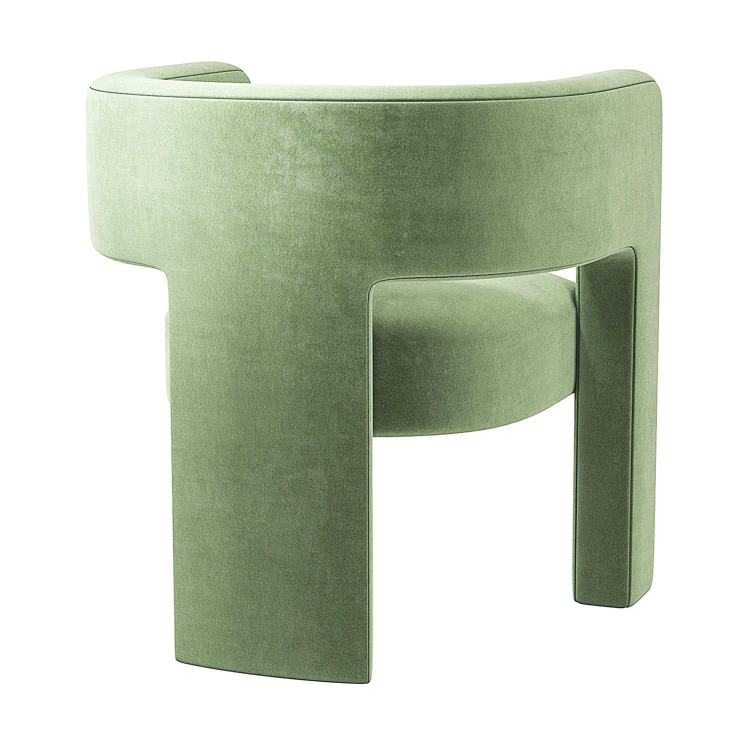 Sculpt Chair Crate and Barrel 3D model_6