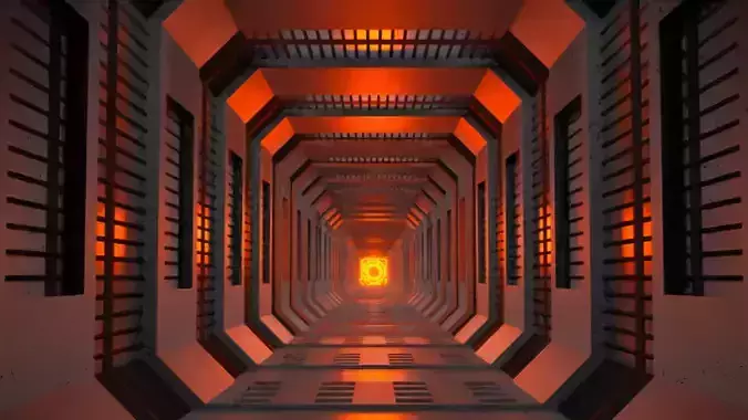 Sci-Fi Hallway