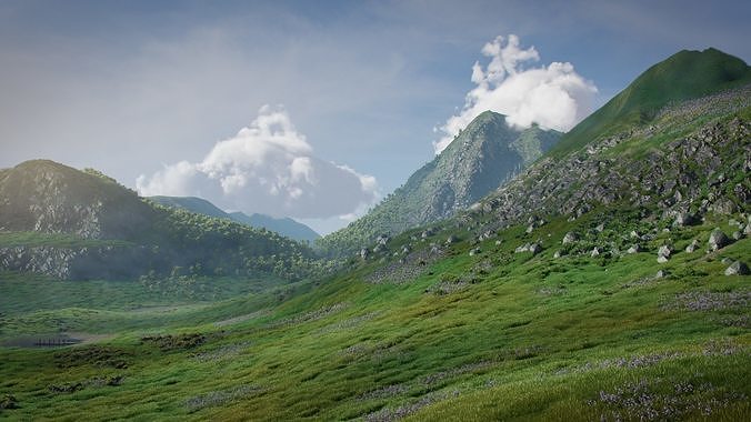 landscape spn free 3D model