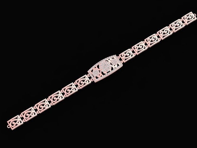 diamond bracelets 2552 3D print model