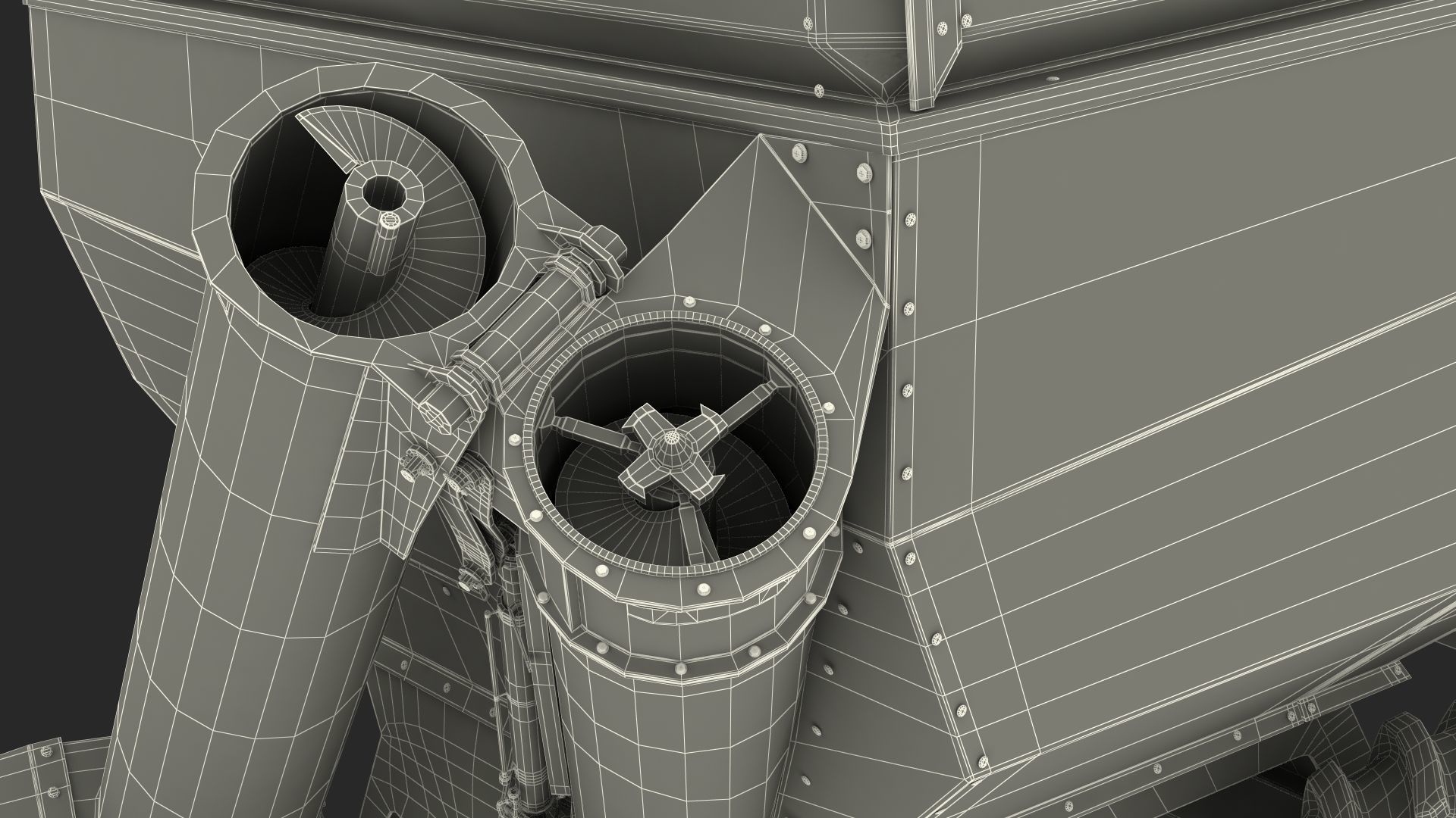 Perard X-Flow 19 Transbordeur Red Used 3D model_32