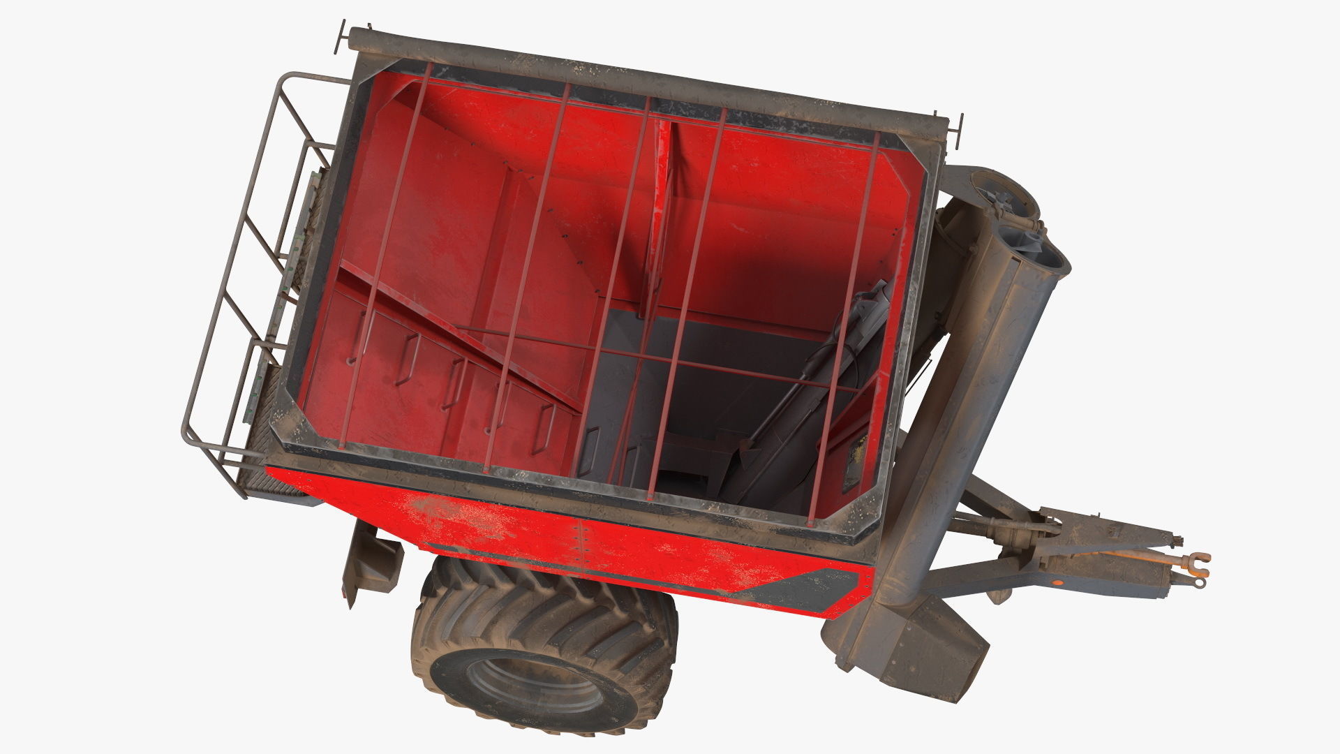 Perard X-Flow 19 Transbordeur Red Used 3D model_13