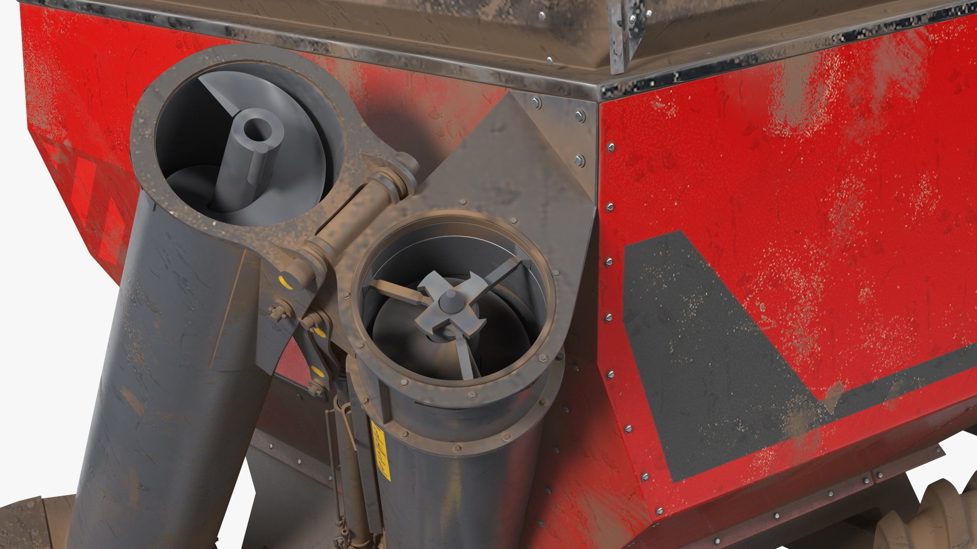 Perard X-Flow 19 Transbordeur Red Used 3D model_20