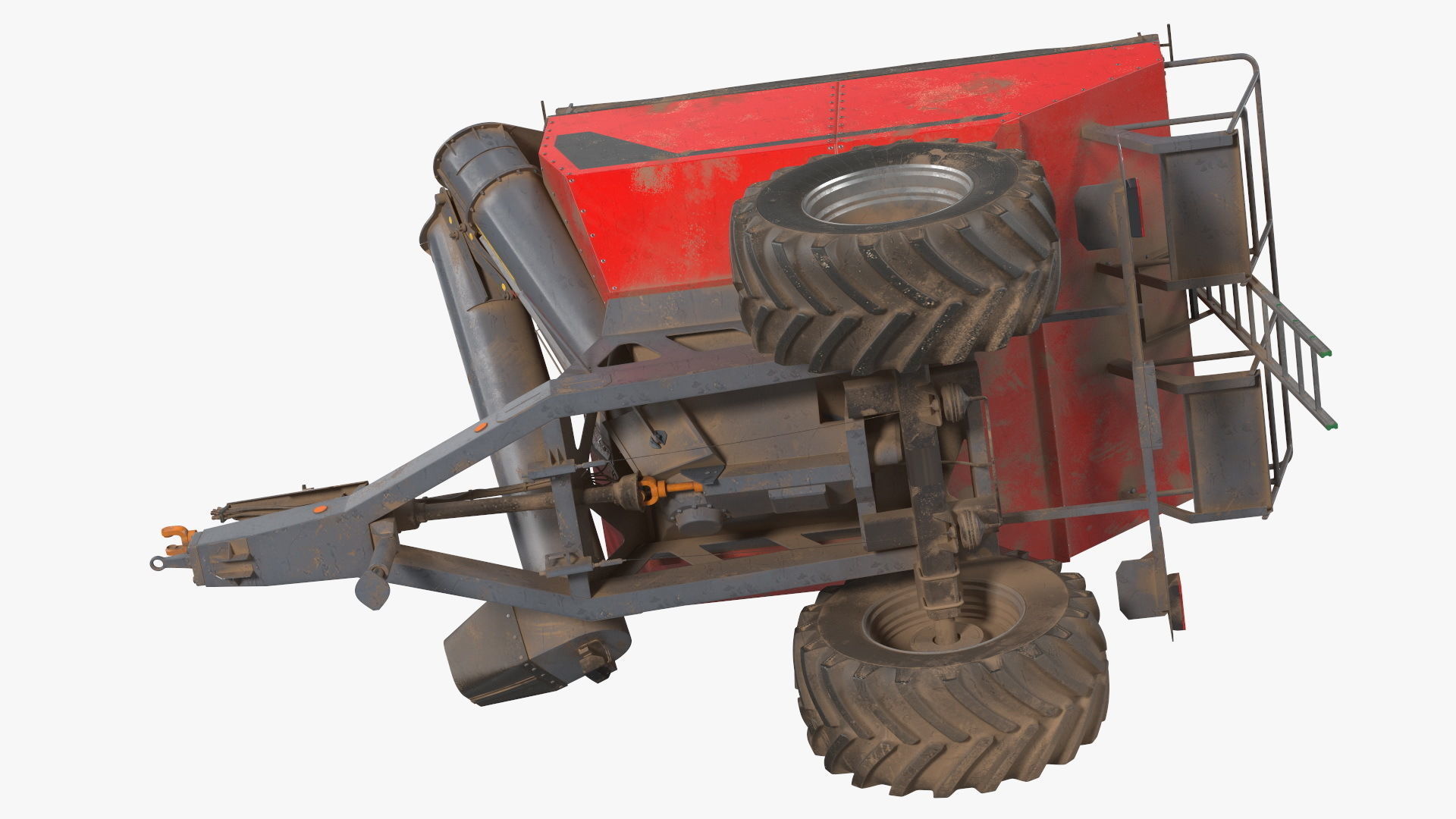 Perard X-Flow 19 Transbordeur Red Used 3D model_14