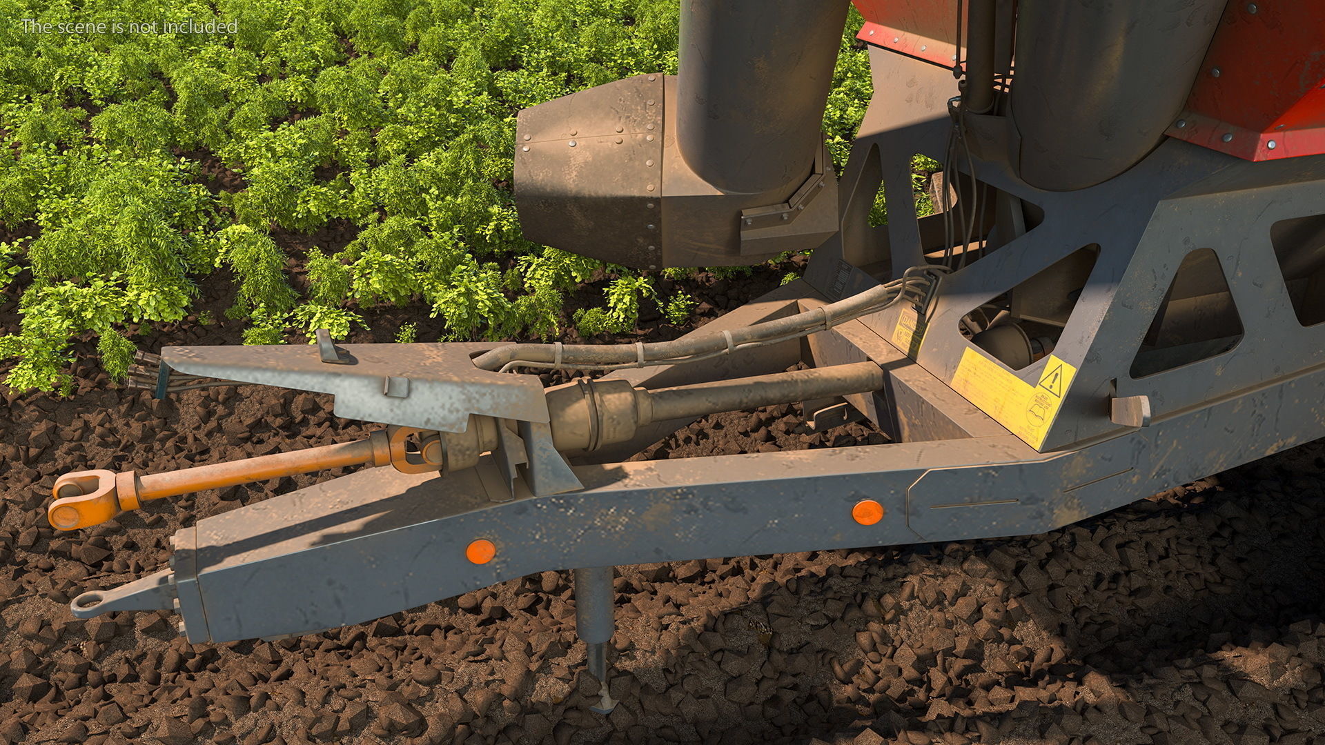 Perard X-Flow 19 Transbordeur Red Used 3D model_7