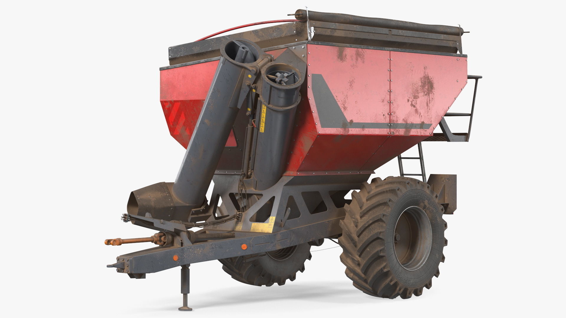 Perard X-Flow 19 Transbordeur Red Used 3D model_10