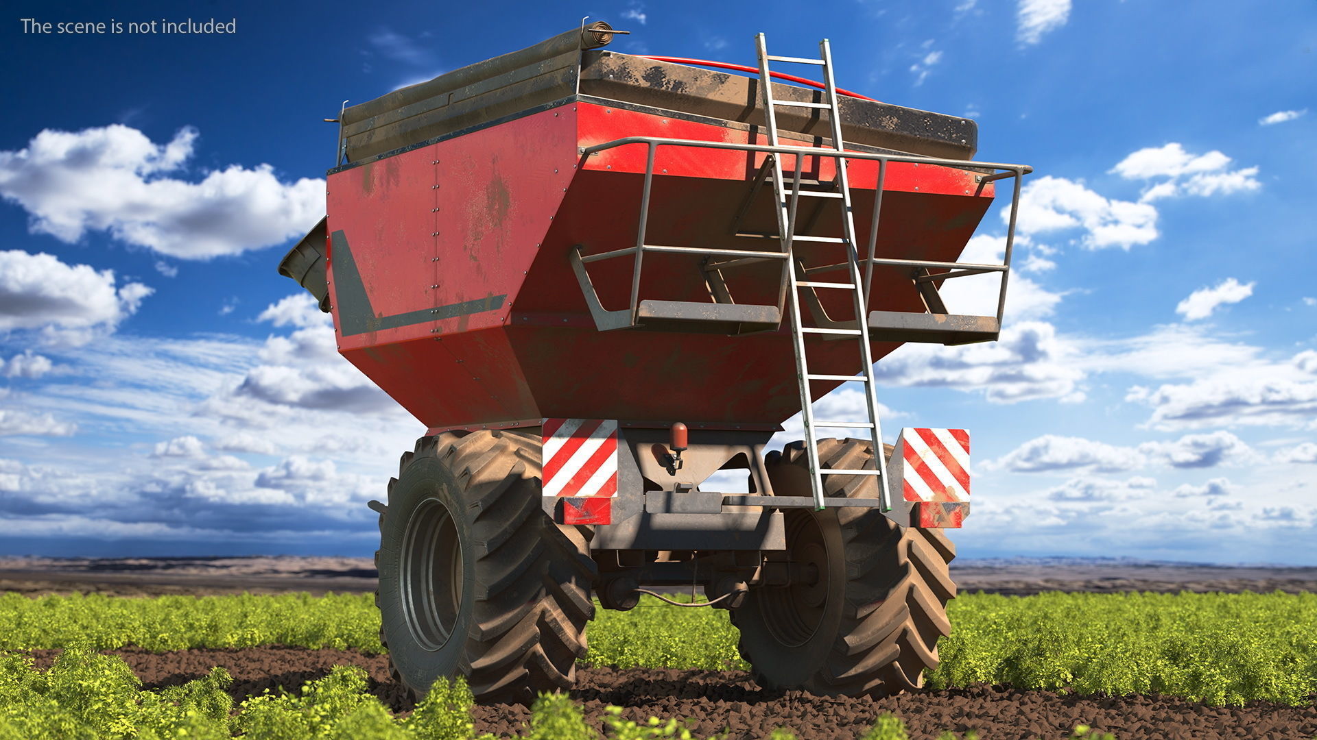 Perard X-Flow 19 Transbordeur Red Used 3D model_4