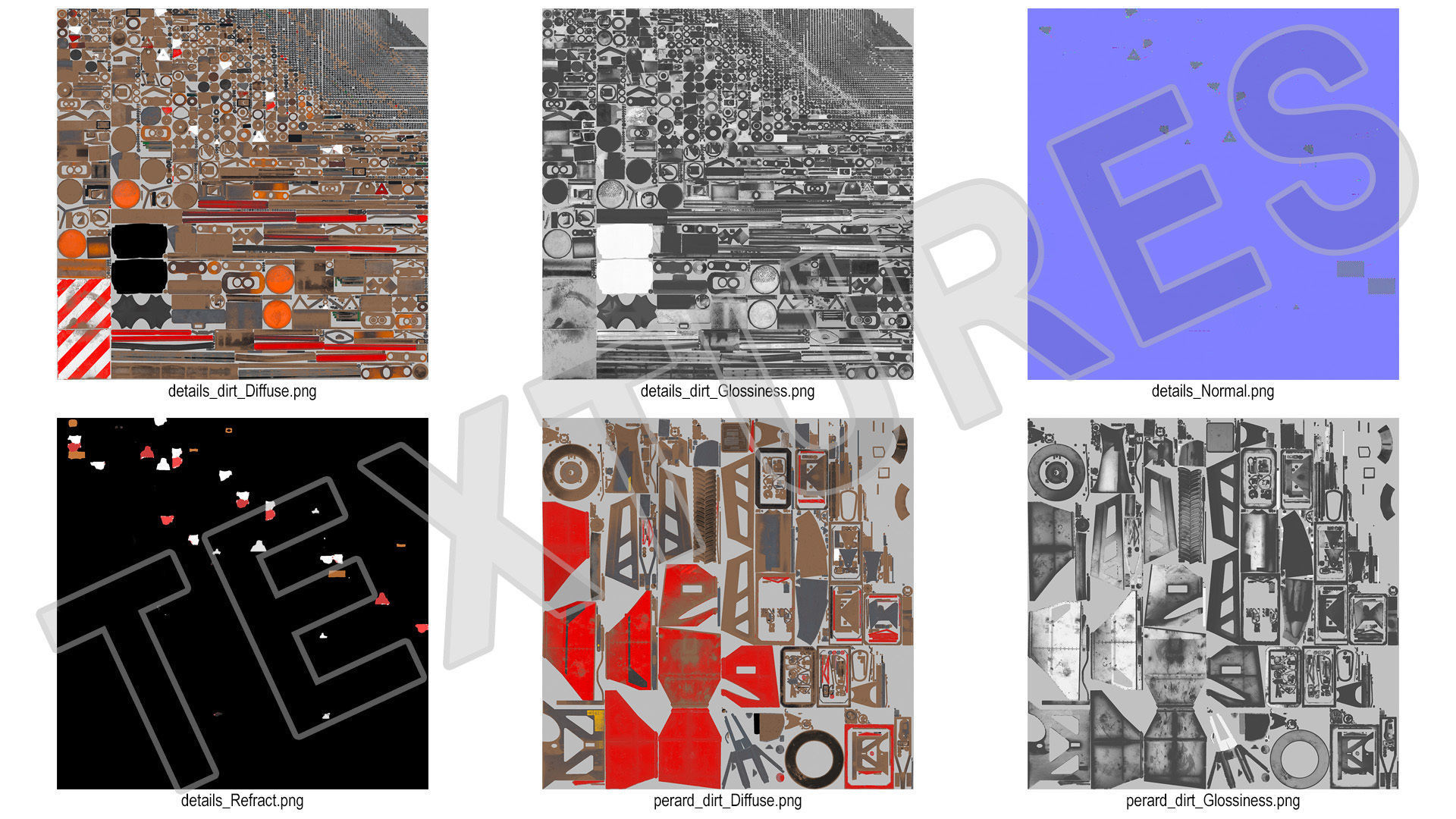 Perard X-Flow 19 Transbordeur Red Used 3D model_27