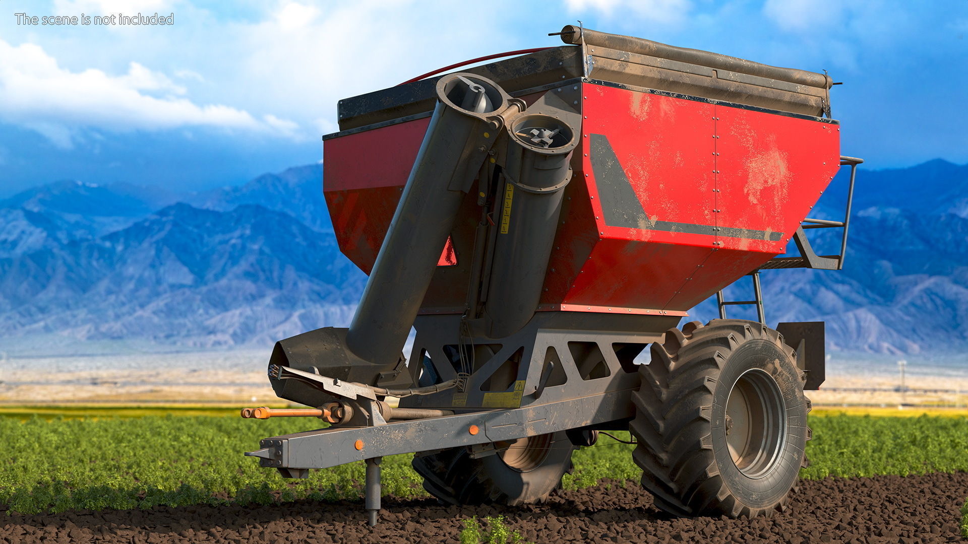 Perard X-Flow 19 Transbordeur Red Used 3D model_2