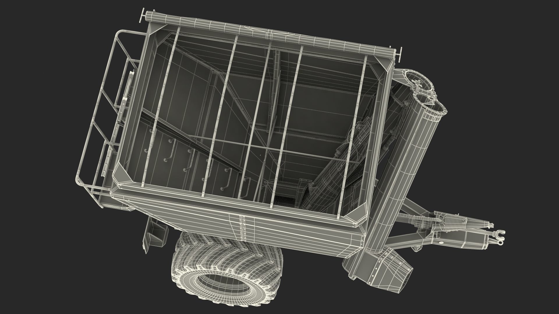 Perard X-Flow 19 Transbordeur Red Used 3D model_31