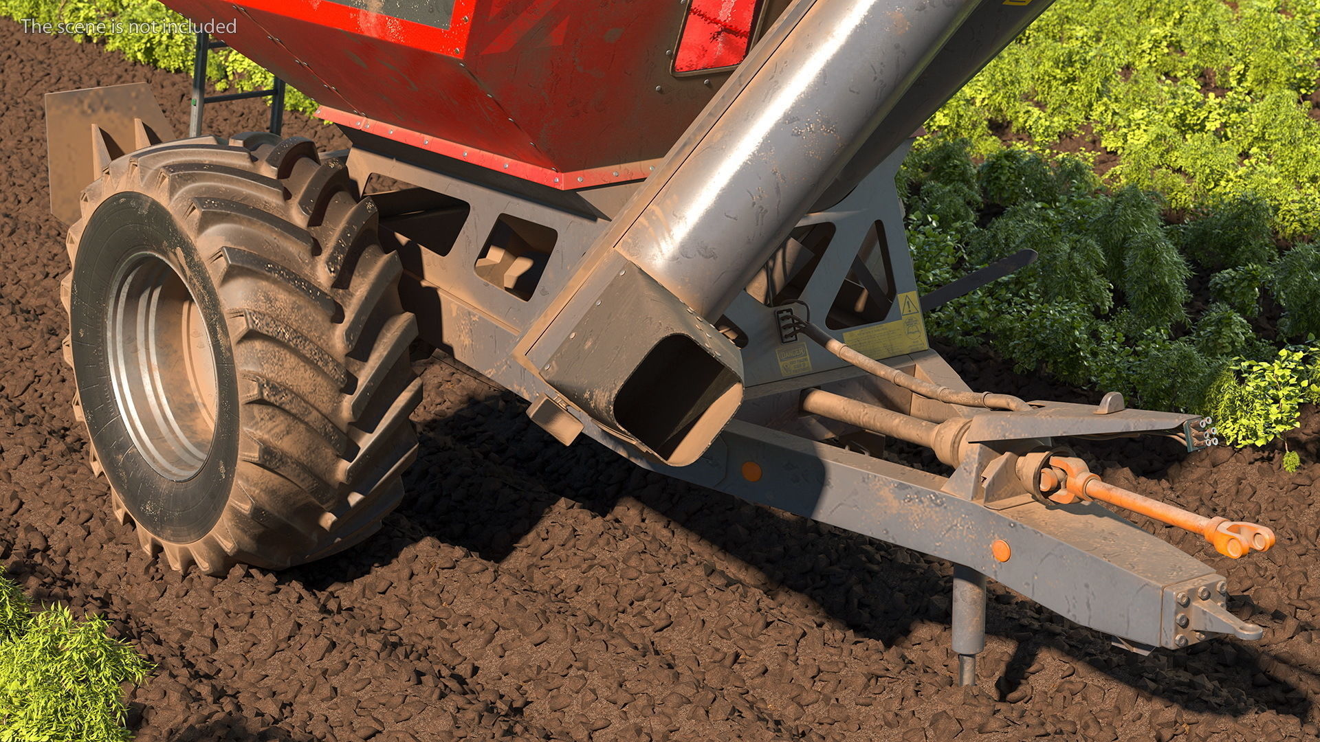 Perard X-Flow 19 Transbordeur Red Used 3D model_6