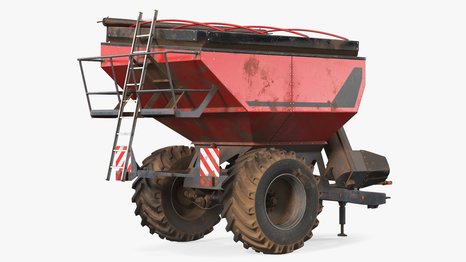 Perard X-Flow 19 Transbordeur Red Used 3D model_1