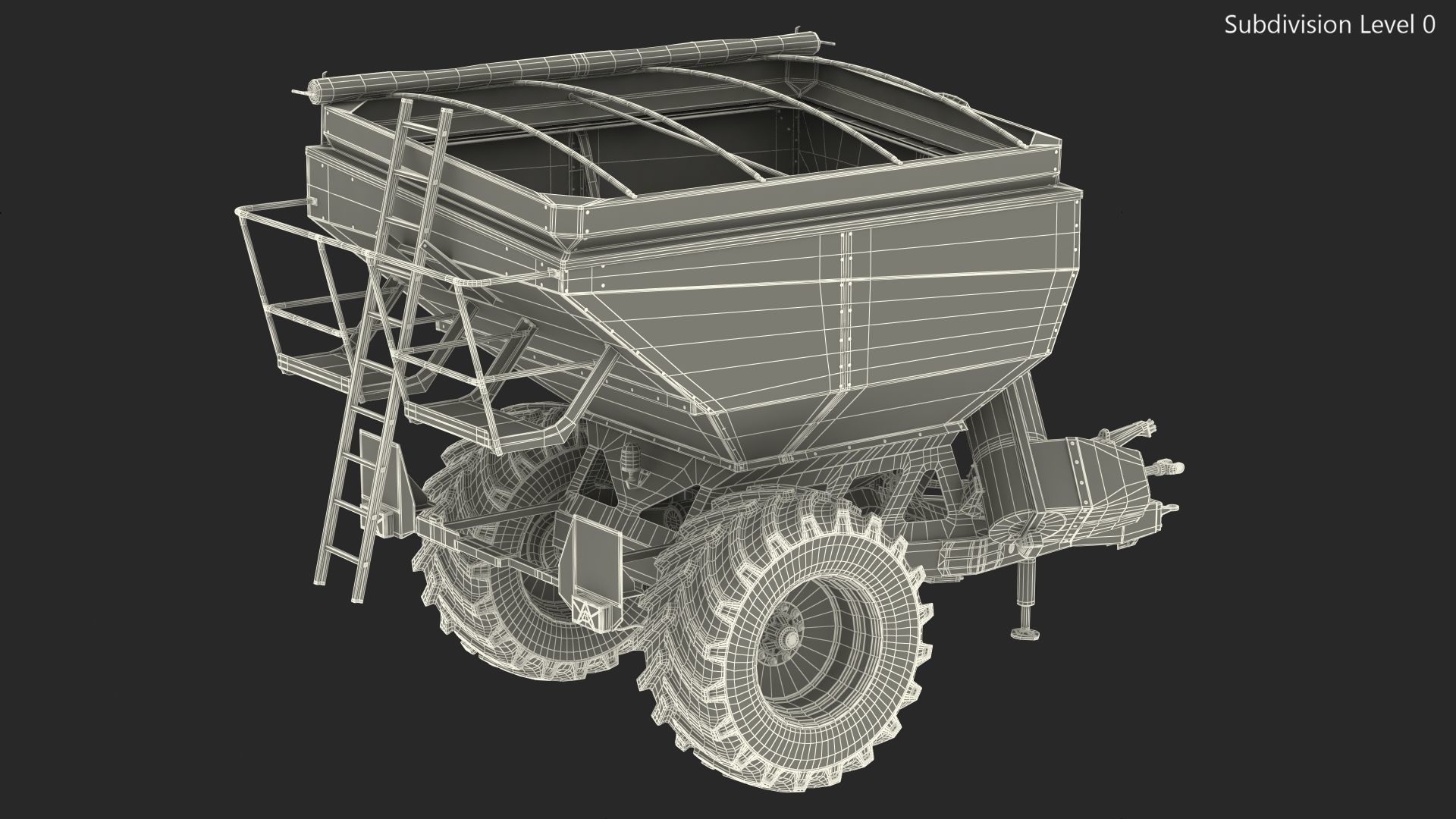 Perard X-Flow 19 Transbordeur Red Used 3D model_24