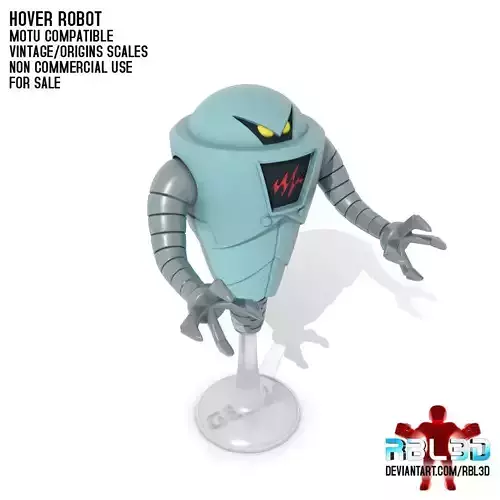 Fully Poseable Motu Hover Robot