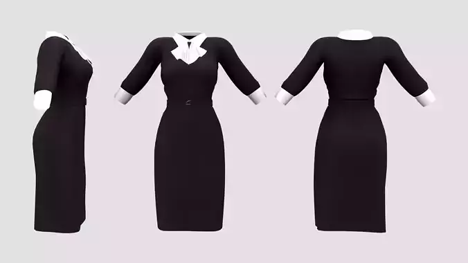 Maid Uniforms With Cravat