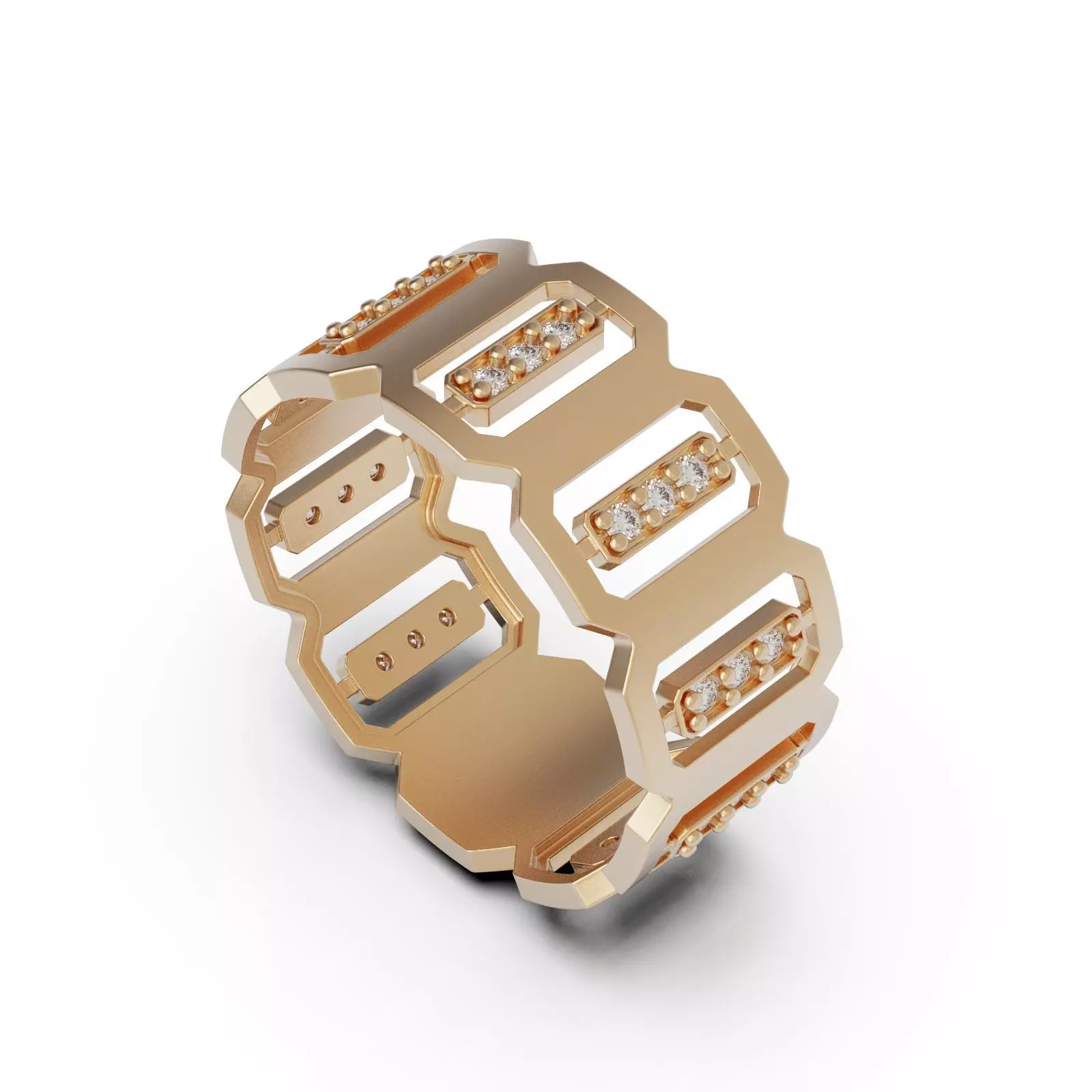 Diamond ring liner 3D print model