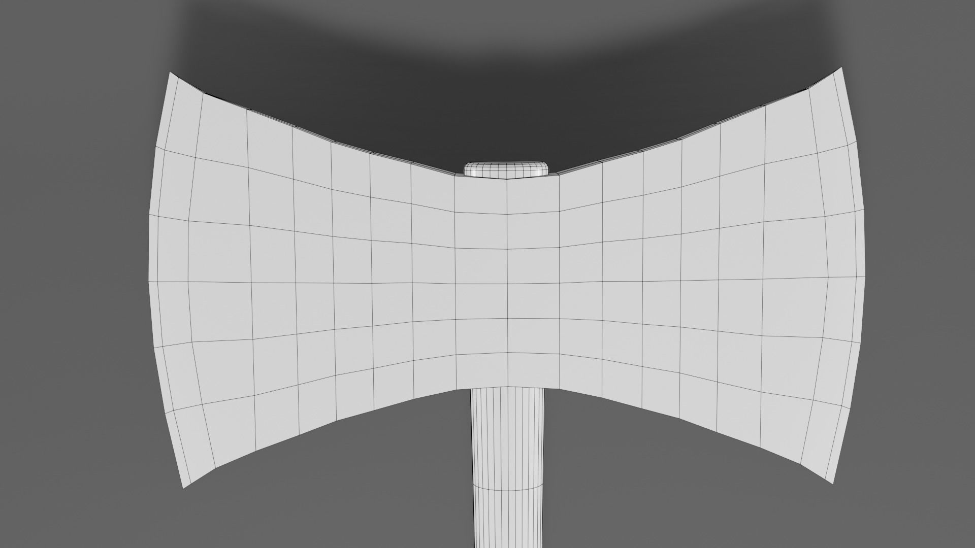 Medieval battle axe 1 Free low-poly 3D model_10