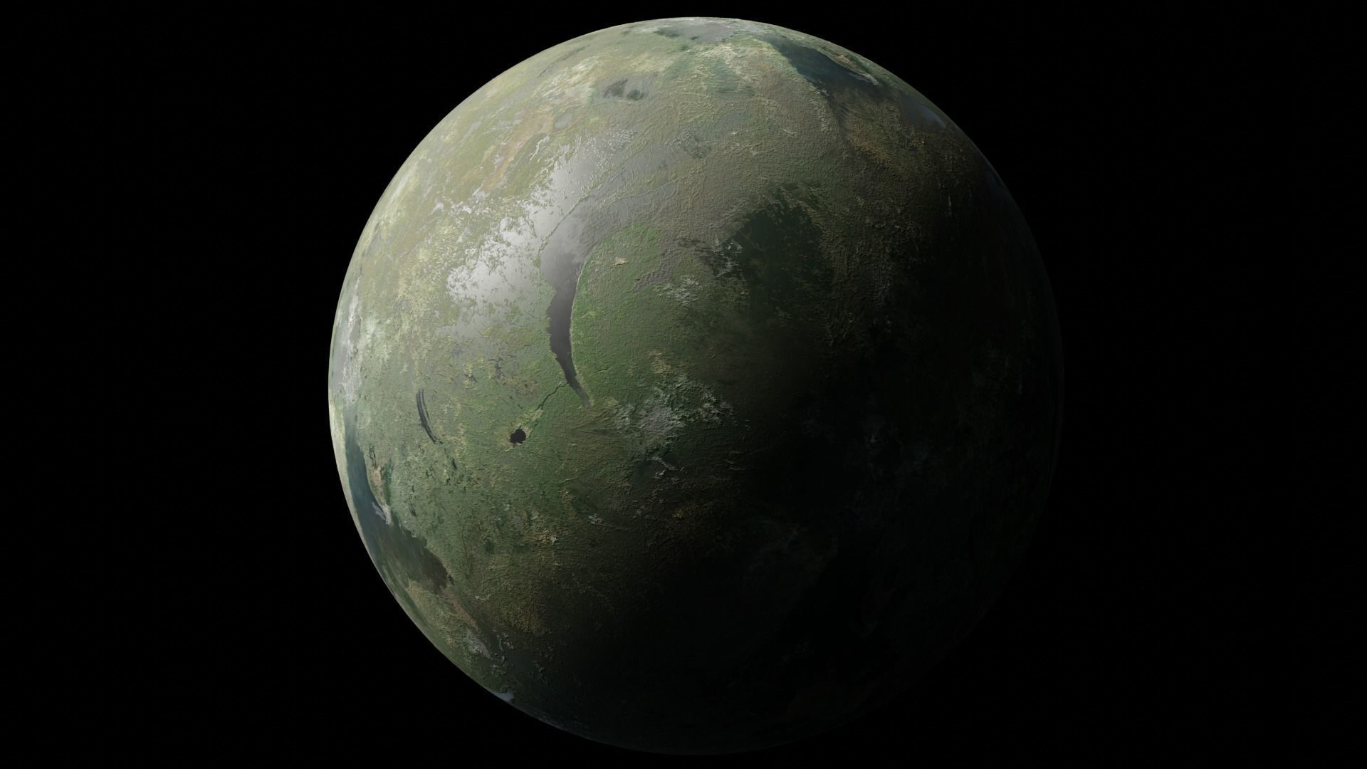 16K Photorealistic Planet 3D model 3D model_2