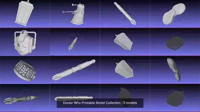 Doctor Who Printable Model Collection 