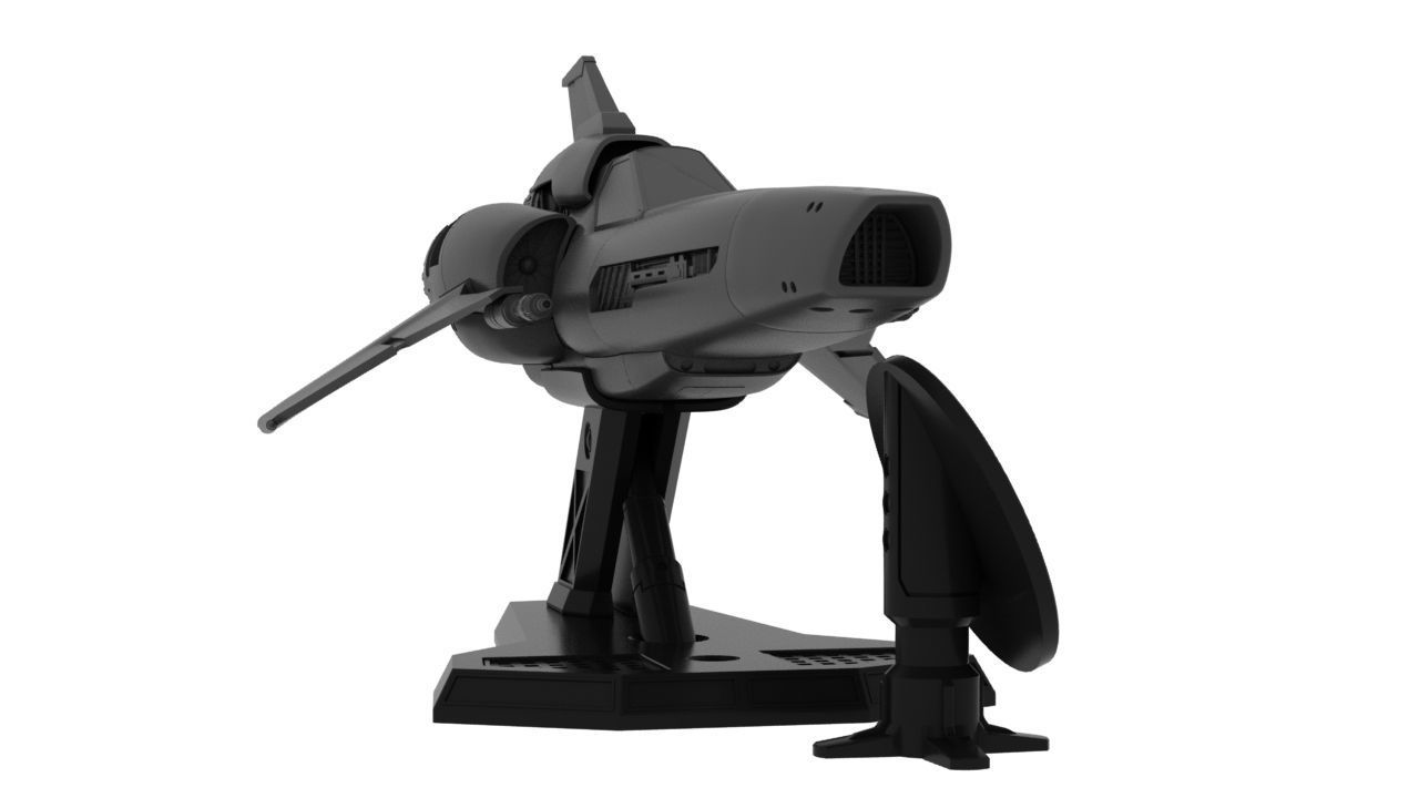 SCI-FI Starfighter Viper Mk2  3D model_7