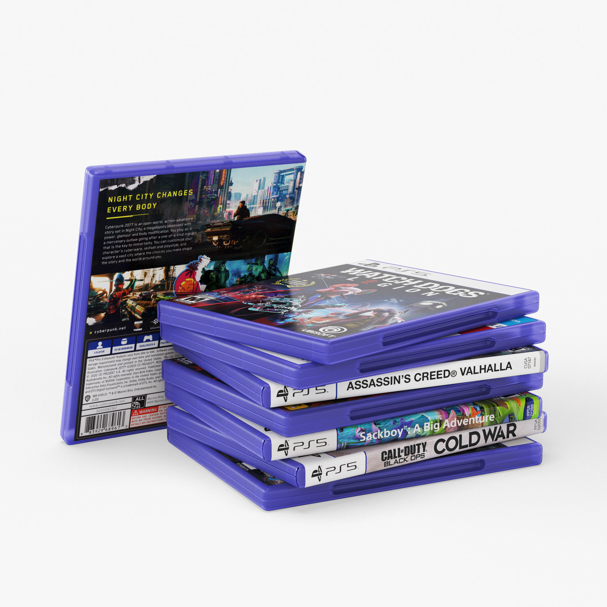 DVD Case disks for PS5 3D model_3