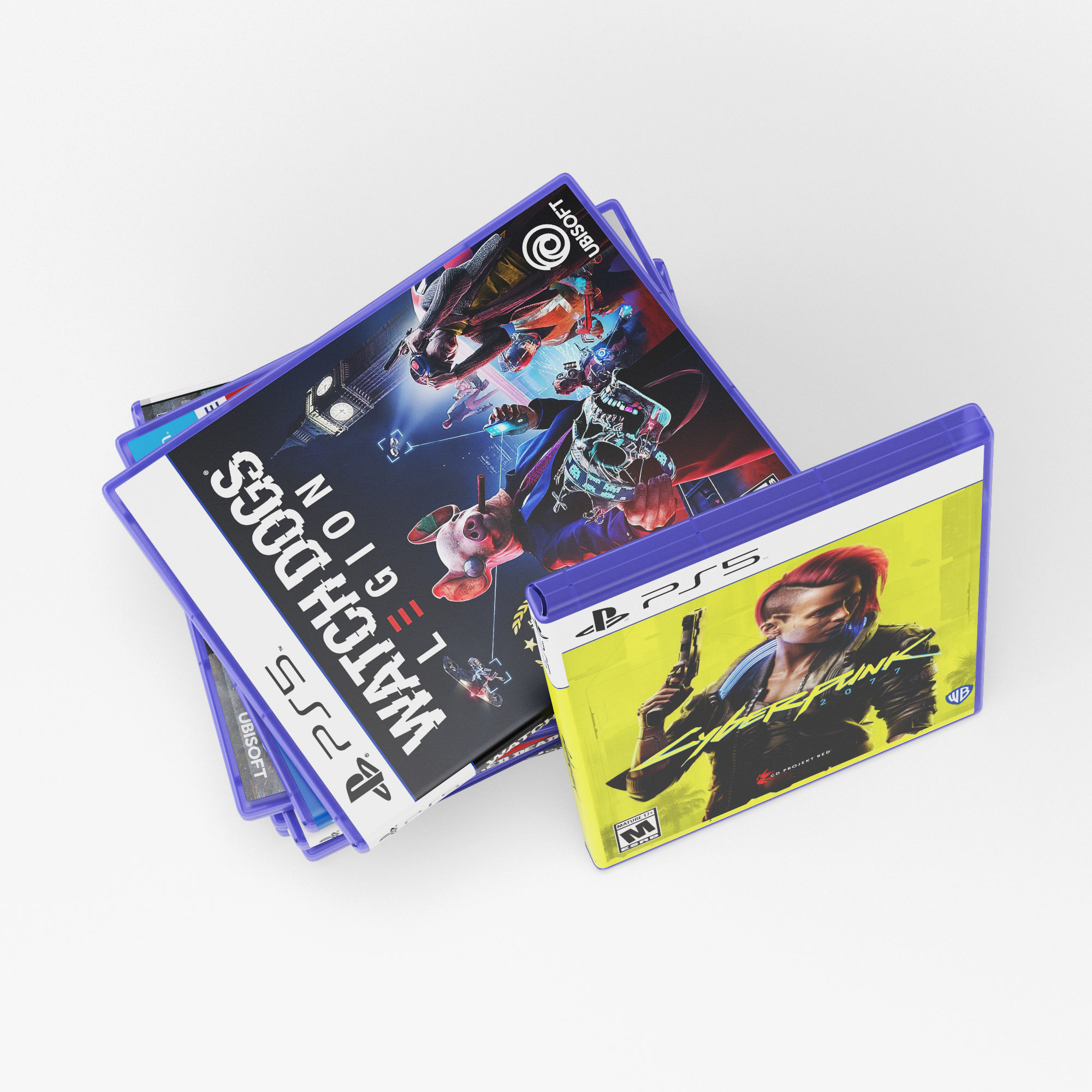 DVD Case disks for PS5 3D model_1