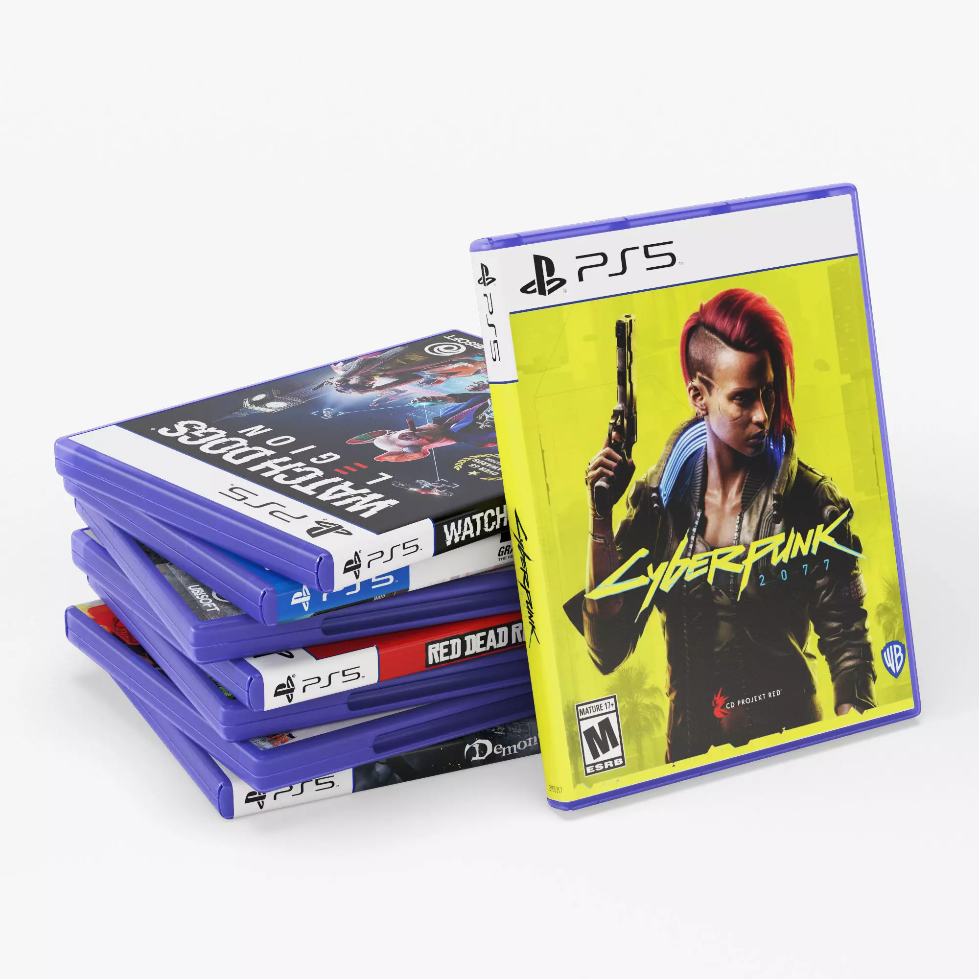 DVD Case disks for PS5 3D model_0