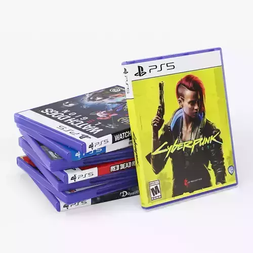 DVD Case disks for PS5 3D model DVD Case disks for PS5 3D model