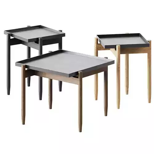 Wooden coffee table Juli by Amura
