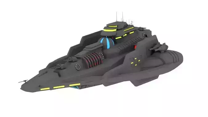 SCI-FI Battleship Poseidon