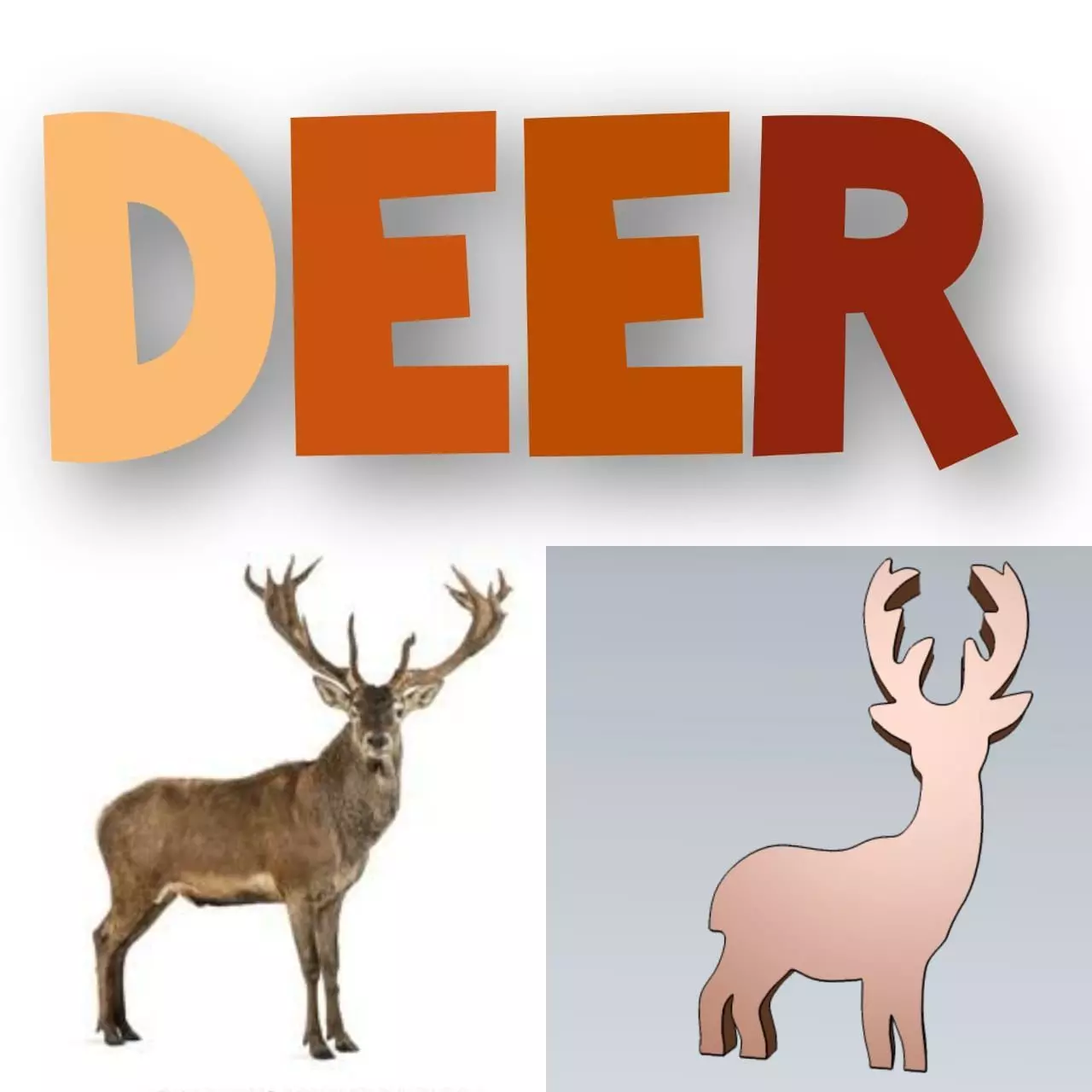 Wonderful Deer Home Decoration And Toy 3D model