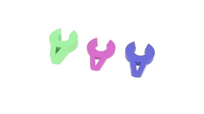 Arrma Typhon front upper suspension arms spacer set  3D print model