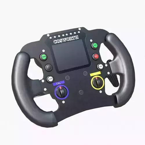Indy Light Steer Wheel PBR Low-poly 3D model