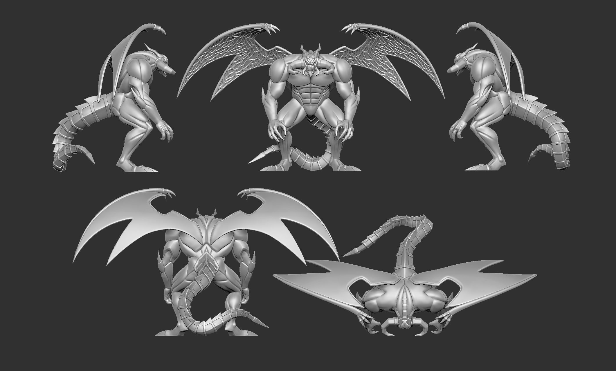Yu-Gi-Oh - Zorc Necrophades - Custom Model 3D print model_2