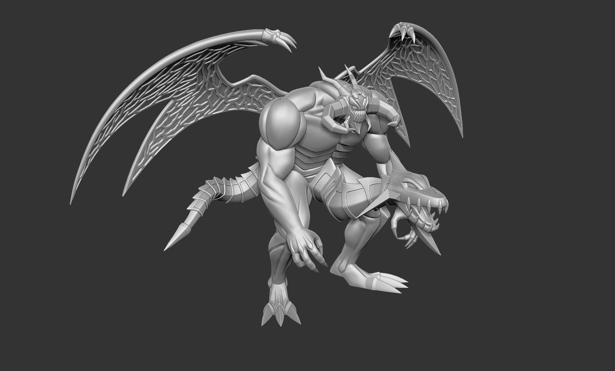 Yu-Gi-Oh - Zorc Necrophades - Custom Model 3D print model_4