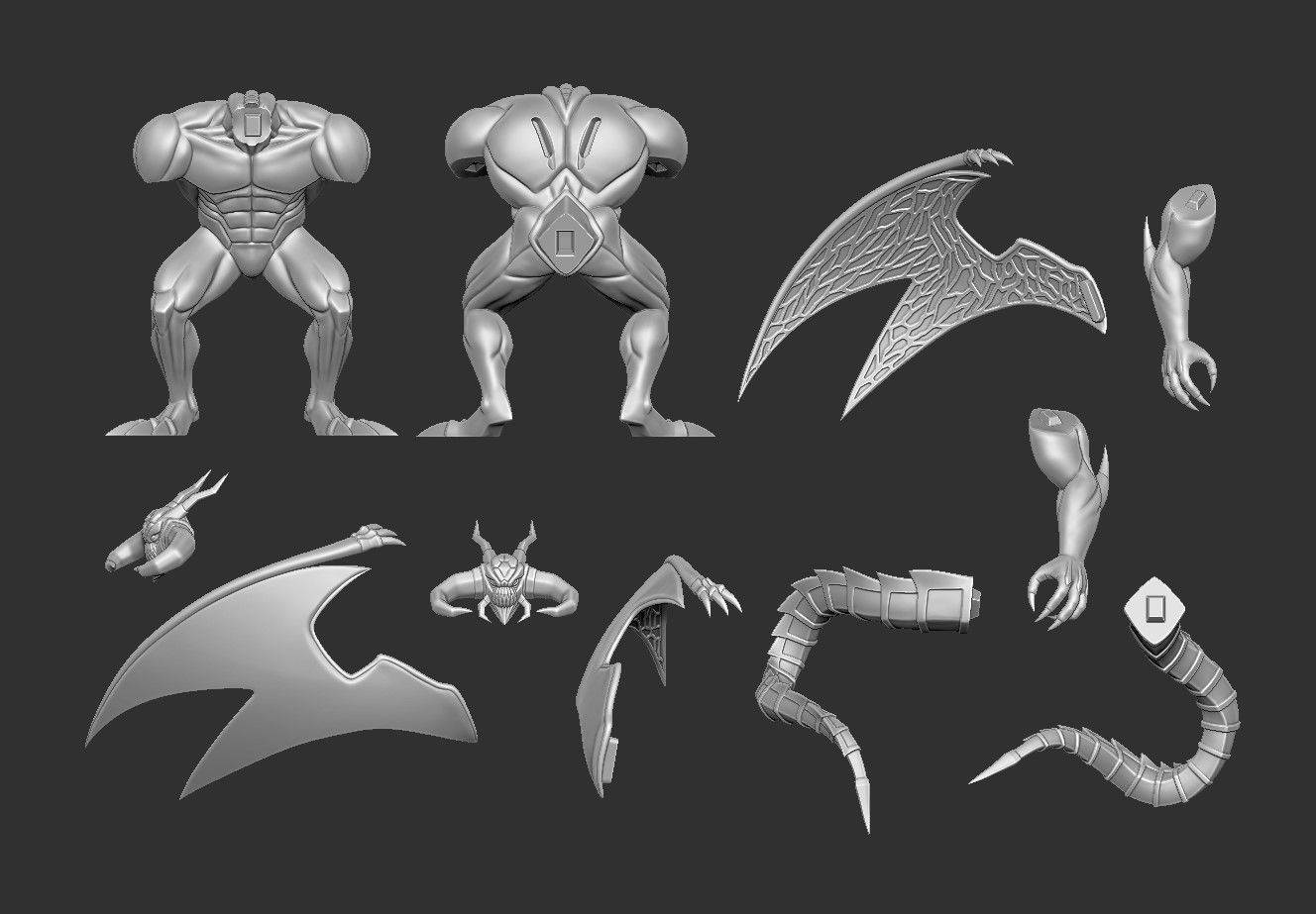 Yu-Gi-Oh - Zorc Necrophades - Custom Model 3D print model_3