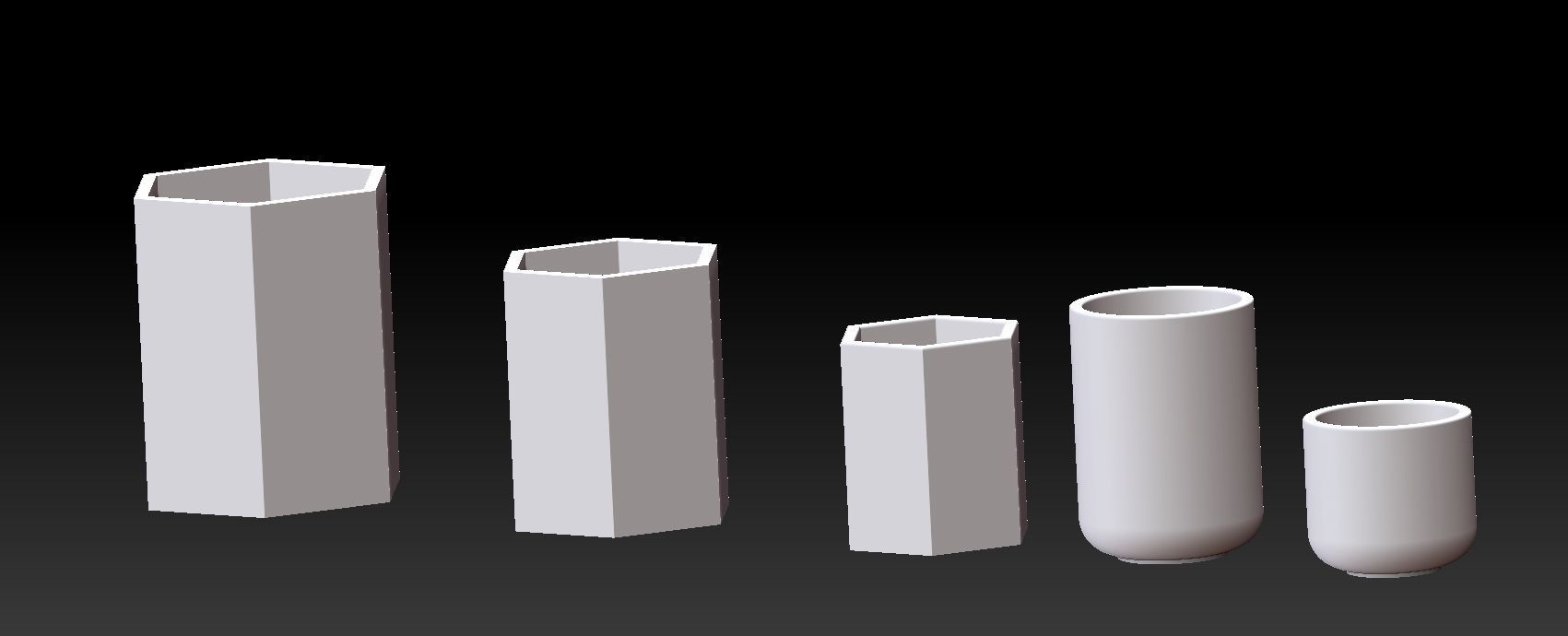 plant pot vases 3D print model_1