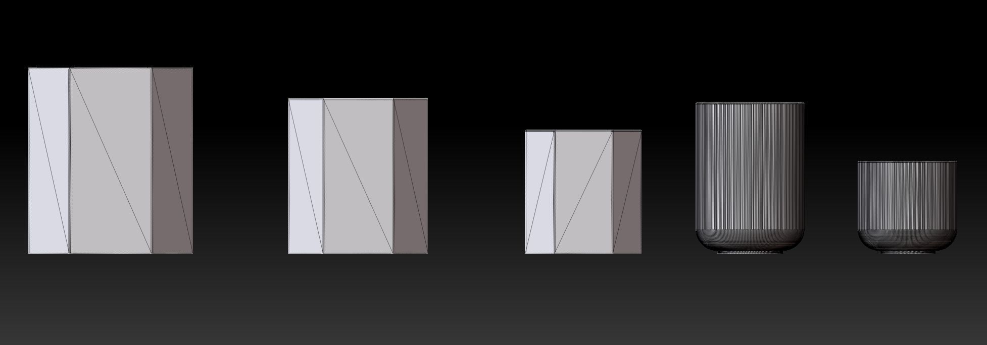 plant pot vases 3D print model_5