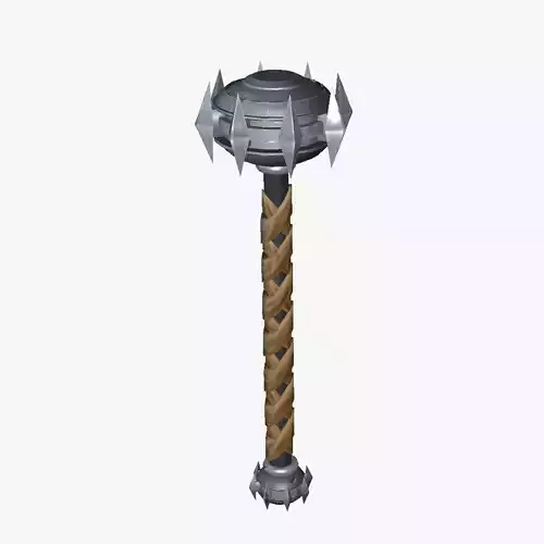 Stylized Steel Mace