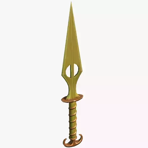 Stylized Brass Dagger