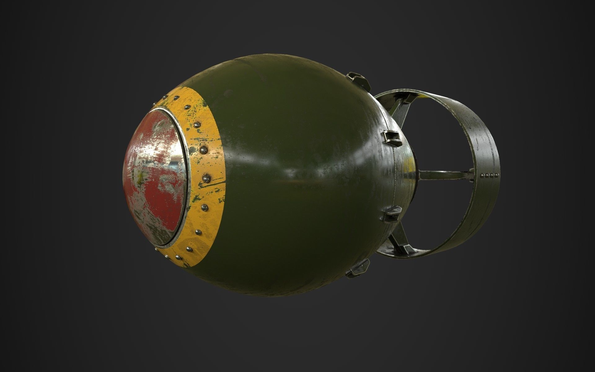 Nuclear Bomb 3D model_0