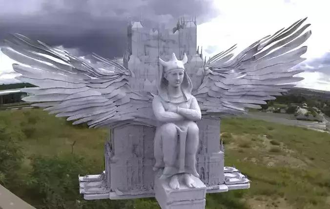 Fantasy architecture Gondor inspired Architecture