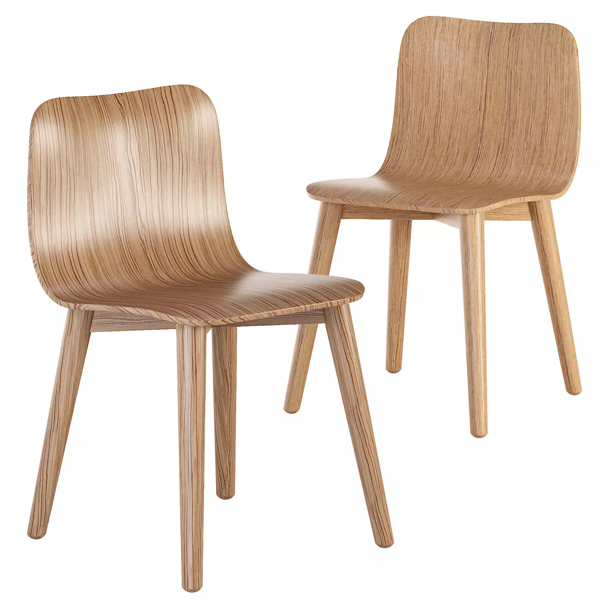 Dining chair Low-poly 3D model