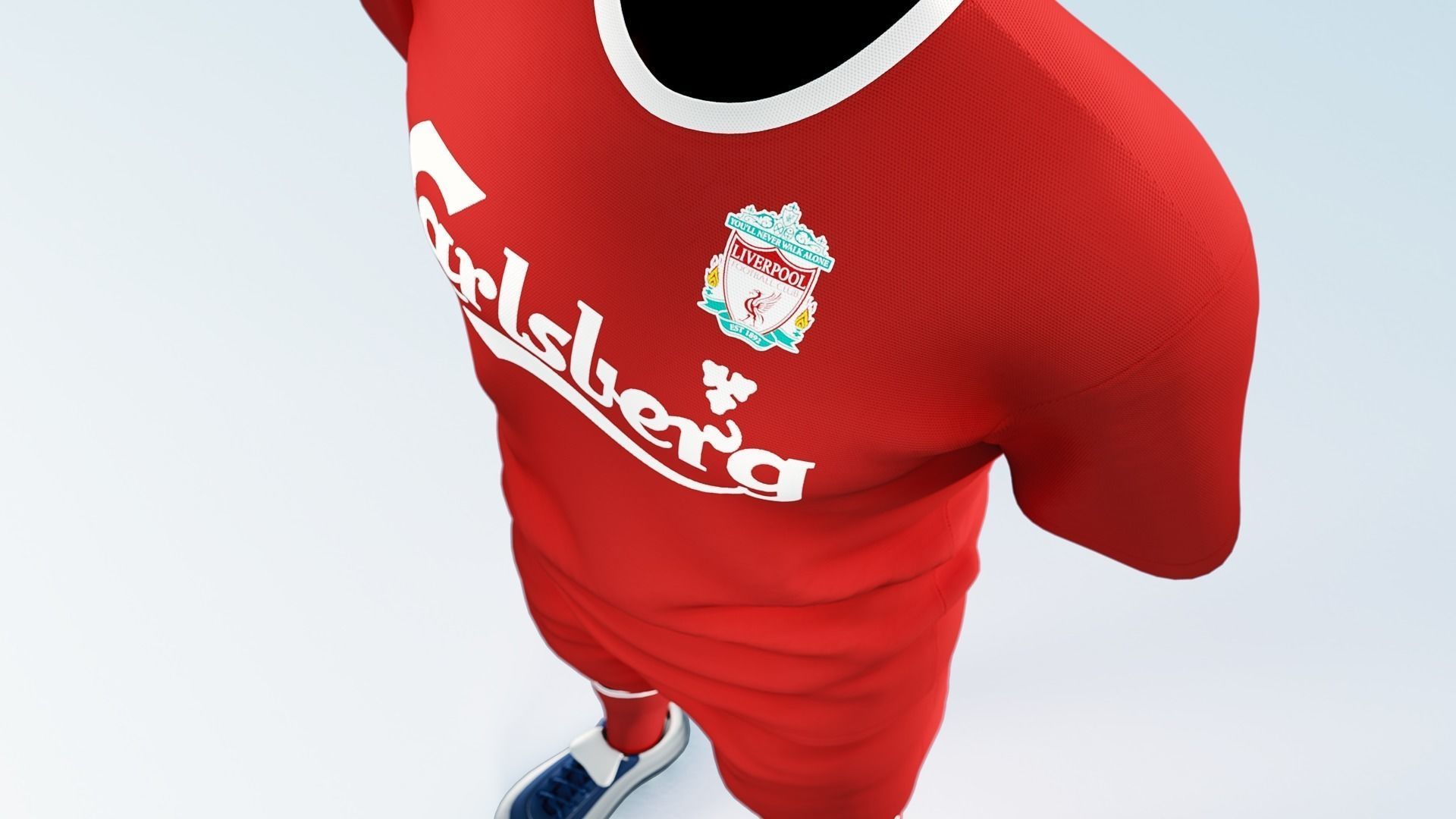 Soccer uniform 3D model_1