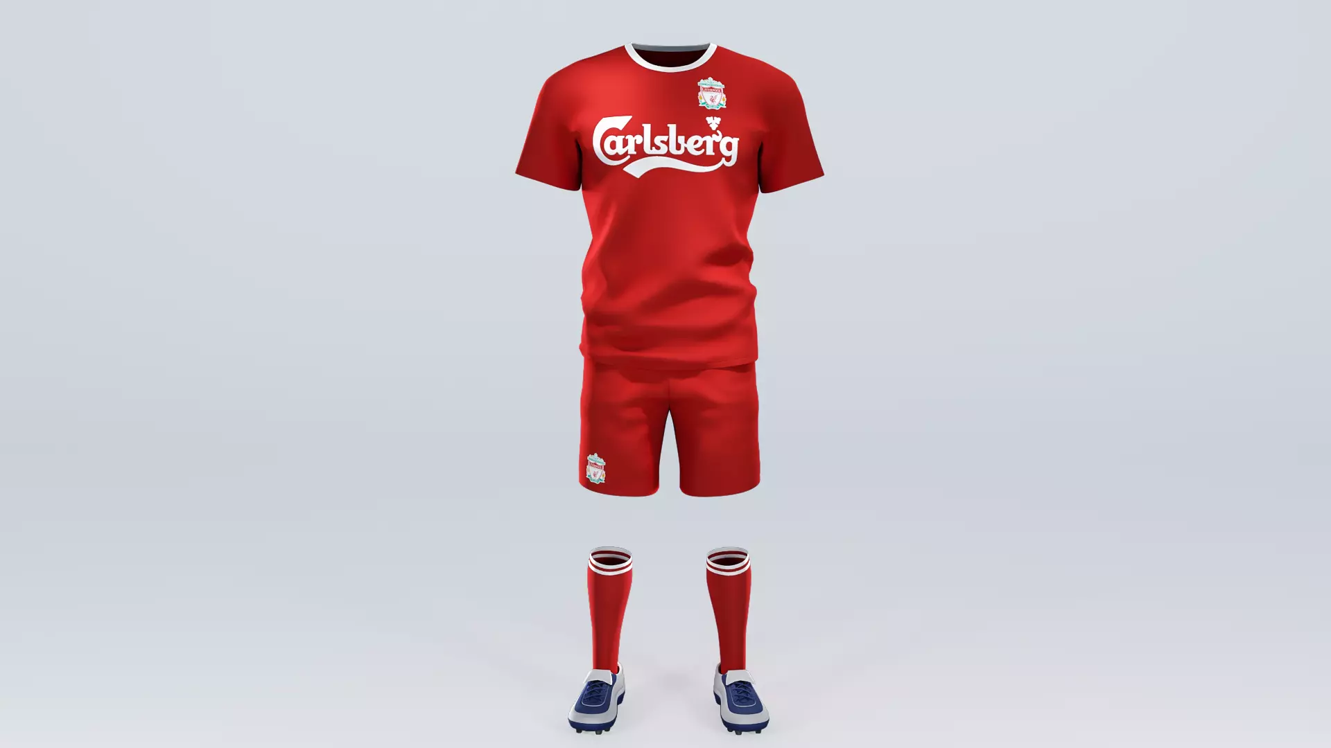 Soccer uniform 3D model_0