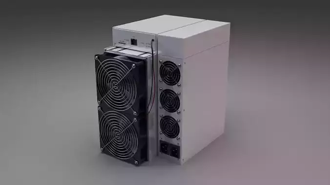 ANTMINER S19 PRO  Cryptocurrency Mining Hardware 3D model
